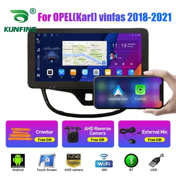 10.33 Palcový autorádia Pre OPEL（Karl) vinfas 2018 2Din Android Octa-Core Auto Stereo DVD Prehrávač, GPS Navigáciu QLED Obrazovke Carplay Obrázok