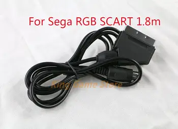 1pc kvalitné 6 C-PIN NTSC RGB 1 MD Scart AV Kábel Viesť pre Sega Genesis 1 Mega Drive MD1 Konzoly Obrázok