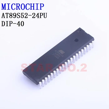 2PCSx AT89S52-24PU DIP-40 MIKROČIP Microcontroller Obrázok