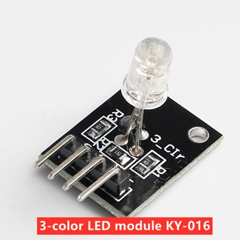 3-farebné LED modul KY-016 pre troch farieb RGB modul plug-in DIP Obrázok