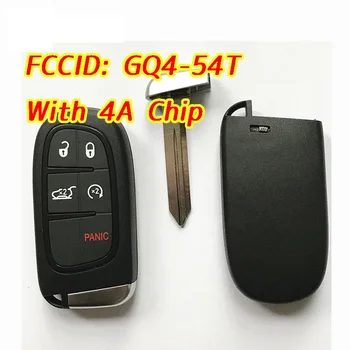 434MHz 5Button Smart Keyless Go Diaľkové Ovládanie Tlačidlo Pre Dodge RAM 2013 ~ 2018 S Hitag AES 4A Čip FCCID: GQ4-54T Obrázok