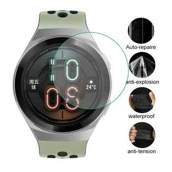 5 ks Mäkké TPU (Nie Sklo) Ochranná Fólia Pre Huawei Sledovať GT 2e/GT2 E Smartwatch Full Screen Protector Kryt GT2E Ochrany Obrázok