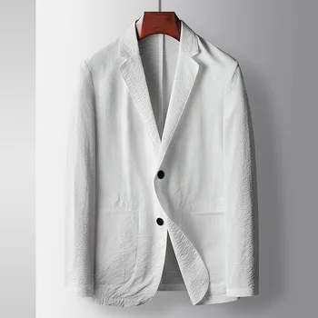 6489-R-pánske Dvojité Tlačidlo na Jar Obleku na Mieru Profesionálne Oblek na Mieru Oblek Obrázok