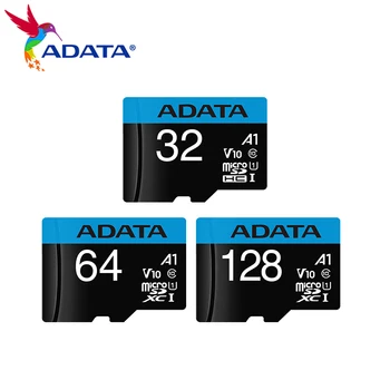 ADATA A1 Pamäťovú Kartu C10 Microsd Flash TF Karty 32 GB, 64 GB 128 gb kapacitou 256 GB U1 V30 Pôvodného Micro SD Karty pre nokia UAV Fotoaparátu, SD Karta Obrázok