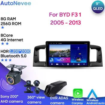 Android Auto Jednotka Stereo Prehrávač Pre BYD F3 1 2005 - 2013 GPS Multimediálne Video Monitor Carplay Android Auto Wifi, BT Č 2din Obrázok