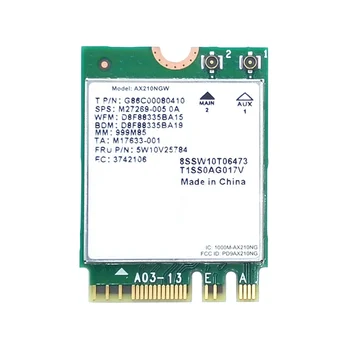 AX210 Karty WiFi AX210NGW Sieťová Karta Dual Band 2,4 Ghz/5G WI-FI 6E M. 2 NGFF 802.11 Ax Bluetooth 5.2 Bezdrôtový Adaptér Obrázok