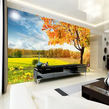 beibehang 3D televízie tapetu pozadia obývacia izba gauč steny pokrýva osobné vlastné tapetu nástenná maľba pastoračné Obrázok