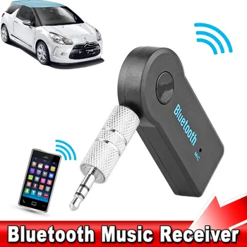 Bluetooth Handsfree súpravou do Hudby Prijímač 3,5 mm Bezdrôtový Auto AUX Audio Adaptér S Mic Pre Slúchadlá Pre autorádio Mp3 Reproduktor Obrázok