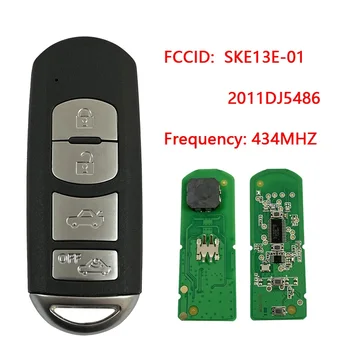CN026017 Pre Mazda Smart key 4 Tlačidlo 434MHz Mitsubishi systém SKE13E-01 SKE13E-02 49 ČIP Obrázok