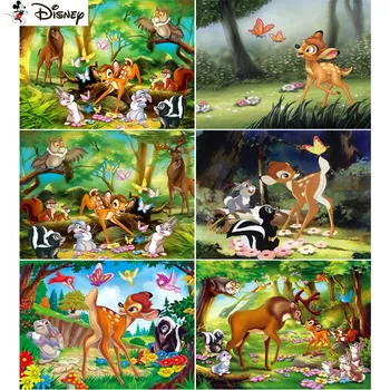 Disney Karikatúry Bambi Wall Art Plátno na Maľovanie Nordic Plagáty a Potlačou obrazov na Stenu pre Obývacia Izba Dekor Obrázok