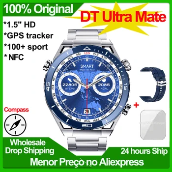 DT Ultra Mate Smart Hodinky 1.5 Palca 454*454 Obrazovke Mužov Smartwatch Kompas Bluetooth Hovor 100+ Sport Režimom starostlivosti o Zdravie Obrázok