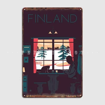 Fínsko 1 Kovový Povlak, Plagát, Garáž Výzdoba Domov Stene Krčmy Projektovanie Tin Podpísať Plagát Obrázok