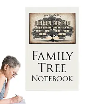 Genealógia Notebook Family Tree Diagram Genealógia Knihy Odolné Family Tree Graf Pre Sledovanie Genealógia Dlhodobé Používanie Rodina Obrázok
