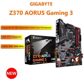 Gigabyte Z370 AORUS Herné 3 základné Dosky Pre LGA1151 RGB Fusion DDR4 DIMM Intel, HDMI ATX 2xM.2 Predné USB 3.1 Dual Channel Obrázok