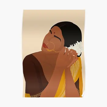 Indické Ženy Nálepky Desi Umelecké Diela Indi Plagát, Obraz, Dekor Print Domov Vintage Zábavné Umenie Moderné Nástenné Stenu Miestnosti Č Rám Obrázok
