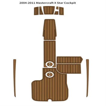 Kvalita 2004-2011 Mastercraft X Hviezdičkový Kokpitu Pad Loď EVA Pena Faux Týk Palube Rohože Obrázok
