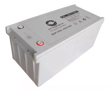 LVTOPSUN lacné gel batérie čína výrobca 200 ah gel batérie nabíjateľné olovené batérie gel, 12v solárnych na predaj Obrázok