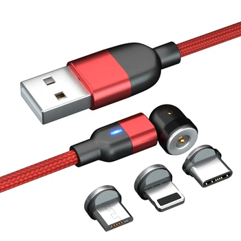 Magnetické nabíjací Kábel Dátový Nabíjací USB Typu C Kábel Pre iPhone Xiao Samsung A01 A11 A21 A31 A41 A51 A71 A81 A91 A21S A02S Obrázok