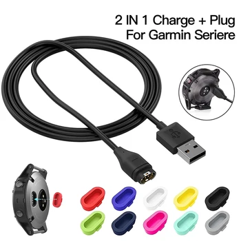 Nabíjací Kábel pre Garmin Fenix 7 7 7X 6 6S 6X Predchodcu 955 945 USB Typu C IOS Nabíjací Adaptér Sledovať Nabíjačky s Plug Prachu Obrázok