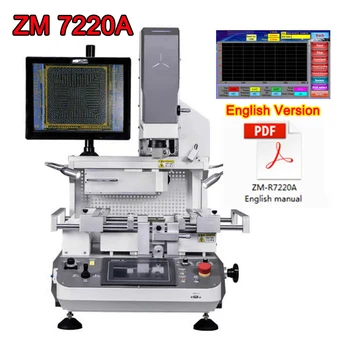 NOVÉ ZM-R7220A Optické Zarovnanie BGA Prepracovať Spájkovacie Stanice 5300W Reballing Stroj pre PCB Oprava Čip Reballing Obrázok