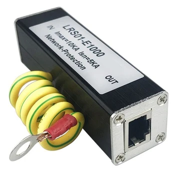 POE 1000M Sieťou Protector POE 1000M Monitor Fotoaparátu Prepäťová ochrana RJ45 Gigabit Ethernet Ochrana Zariadenia Arrester Obrázok
