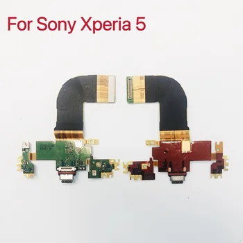Pôvodný Typ-C Nabíjačku USB Nabíjací Port Nabíjanie Dock Konektor Flex Kábel Na Sony Xperia 5 X5 J8210 J9210 Náhradné Obrázok