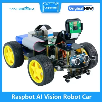 Raspbot AI Vízia Robot Auto s FPV Fotoaparát(Nie je zahŕňajú Raspberry Pi rady) Obrázok