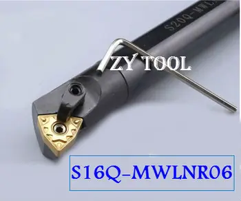 S16Q-MWLNR06 16 Sústruh Rezné Nástroje CNC Sústruženie Nástroj Sústružnícke Obrábacie stroje Interné Kovové Sústruh Nástroj Nudné Bar Typ MWLNR/L Obrázok
