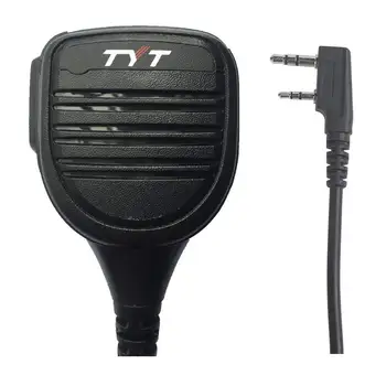 TYT Reproduktor Mikrofón Mikrofón pre MD-380 MD-UV380 MD380 Baofeng UV-5R UV-82 obojsmerná Rádiová Obrázok