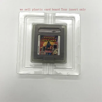 US/EU verzia Plastové Kartón Kazety Prípadoch Políčka Vložiť Vnútornou Vložkou pre GB/VOP pre Gameboy Color Game kartu Obrázok
