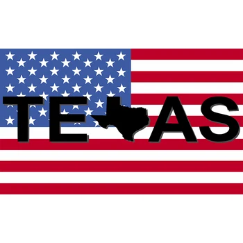 Yehoy 90*150 cm Texas Mapy Na Americkej Vlajky Na Ozdobu Obrázok