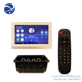 YYHC 10 inch WiFi Blue-tooth S Dotykový Displej Tabletu Pad Smart Home Comercial Audio ozvučenie V Stene Zosilňovač 2 Zóny Obrázok