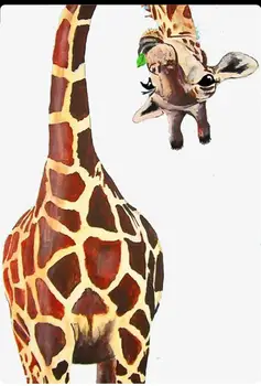 Žirafa Zvierat Vzor Pečiatky A Kovové Die Scrapbooking Abecedy Pečiatka Razba Remeselnej Tvorby Silikónový Transparentný Pečiatok Obrázok